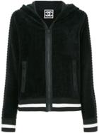 Chanel Vintage Sports-line Hooded Sweatshirt - Black