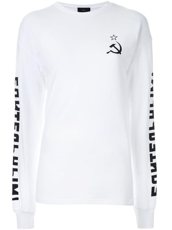 G.v.g.v. Sleeve Print Sweatshirt