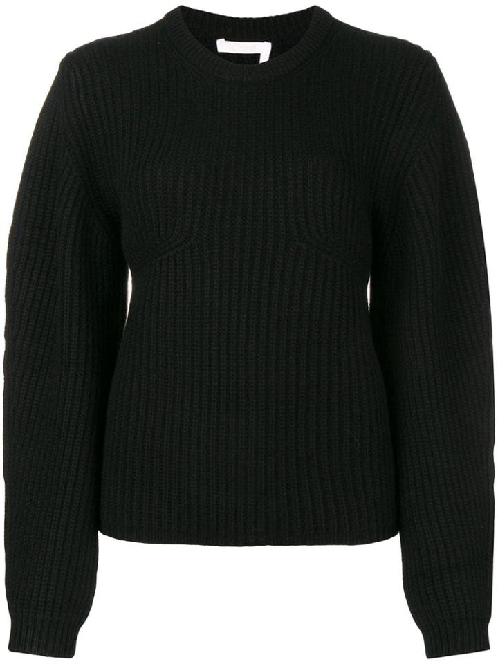 Chloé Oversized Sweater - Black