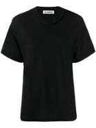 Jil Sander Knitted Details T-shirt - Black