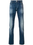 Philipp Plein Be Mine Super Straight Cut Jeans - Blue