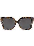 Michael Kors Oversized Tortoiseshell Sunglasses - Black