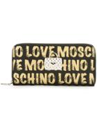 Love Moschino Logo Print Zip-around Wallet