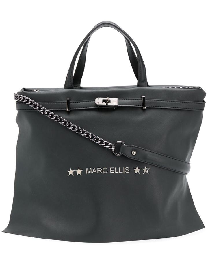 Marc Ellis Marc Ellis Sharkliscio Black Leather/fur/exotic