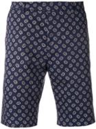 Paul Smith - Paisley-print Shorts - Men - Cotton - 30, Blue, Cotton