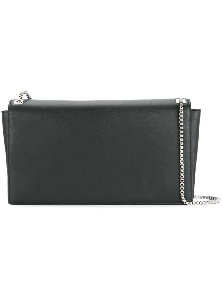 Rochas Box Chain Shoulder Bag - Black