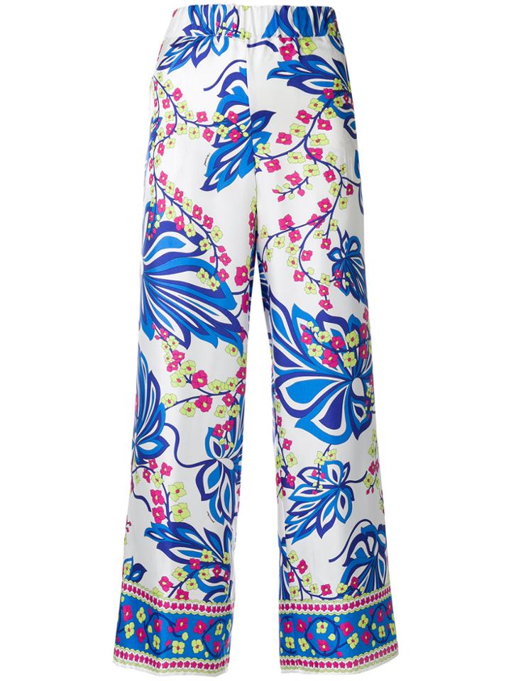 P.a.r.o.s.h. Floral Print Trousers - Multicolour