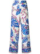 P.a.r.o.s.h. Floral Print Trousers - Multicolour