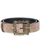Jil Sander Navy Decoratif Buckled Belt - Nude & Neutrals
