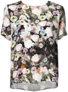 Adam Lippes Floral Short-sleeve Top - Multicolour