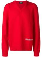 Calvin Klein 205w39nyc V-neck Sweater - Red