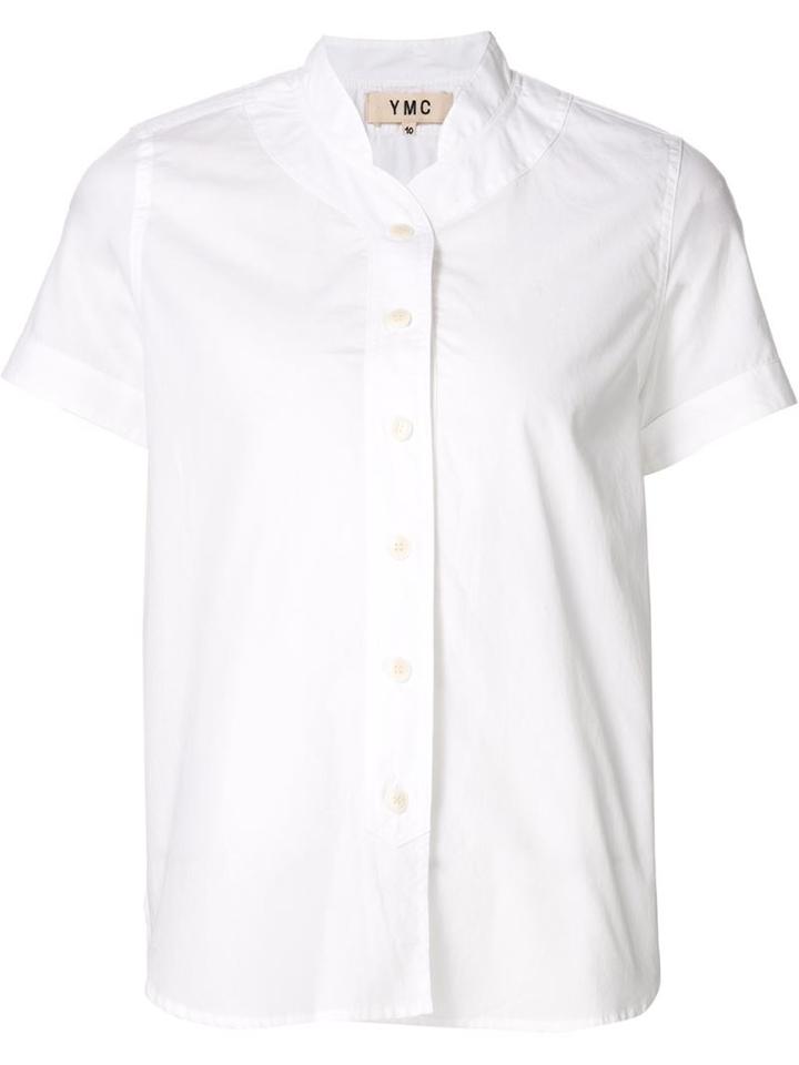 Ymc Baseball-style Blouse, Women's, Size: Small, White, Cotton