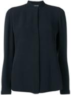 Emporio Armani Guru-collar Shirt - Blue