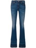 Love Moschino Faded Bootcut Jeans - Blue
