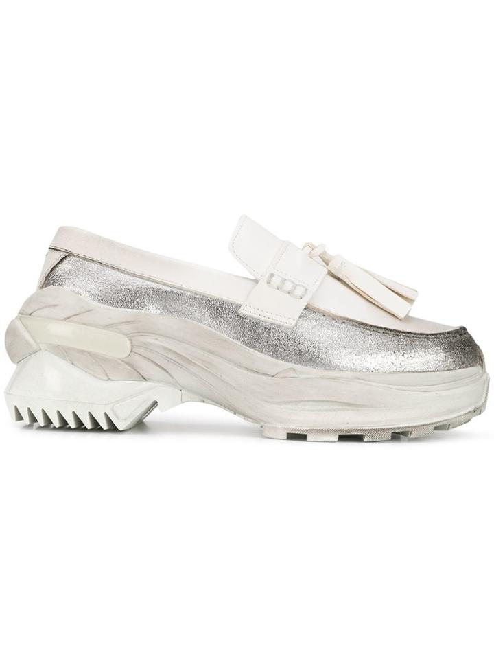 Maison Margiela Ridged Sole Loafers - White