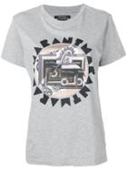 Isabel Marant Cassette Print T-shirt - Grey