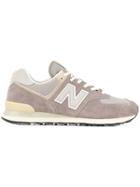 New Balance Mesh-panelled Sneakers - Grey