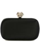 Alexander Mcqueen 'skull' Box Clutch, Women's, Black