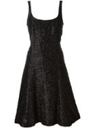 Stephen Sprouse Vintage Tinsel Effect Dress - Black