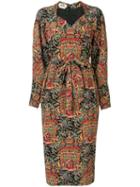 Hermès Pre-owned Printed Midi Dress - Multicolour