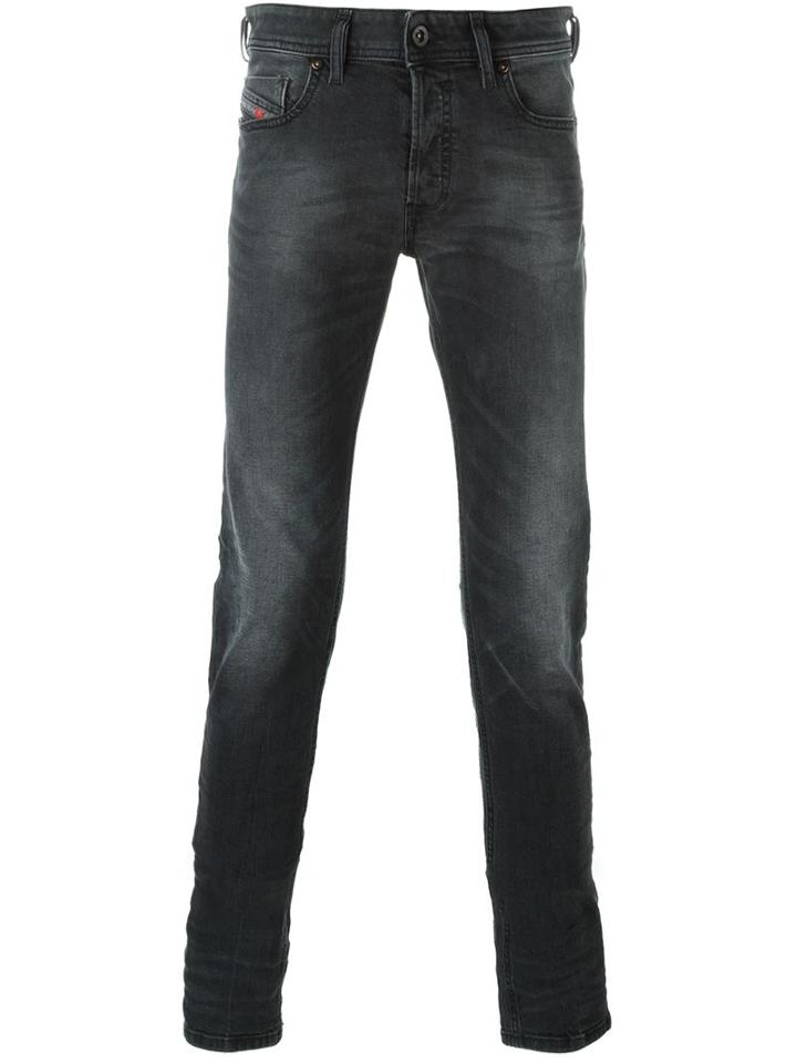 Diesel Slim Fit Jeans, Men's, Size: 28, Black, Cotton/spandex/elastane