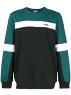 Fila Paneled Logo Sweatshirt - Black