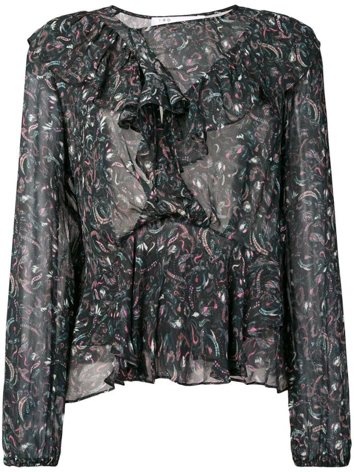 Iro Iro 18wwp16voodoo Bla01 Natural (vegetable)->cotton - Black