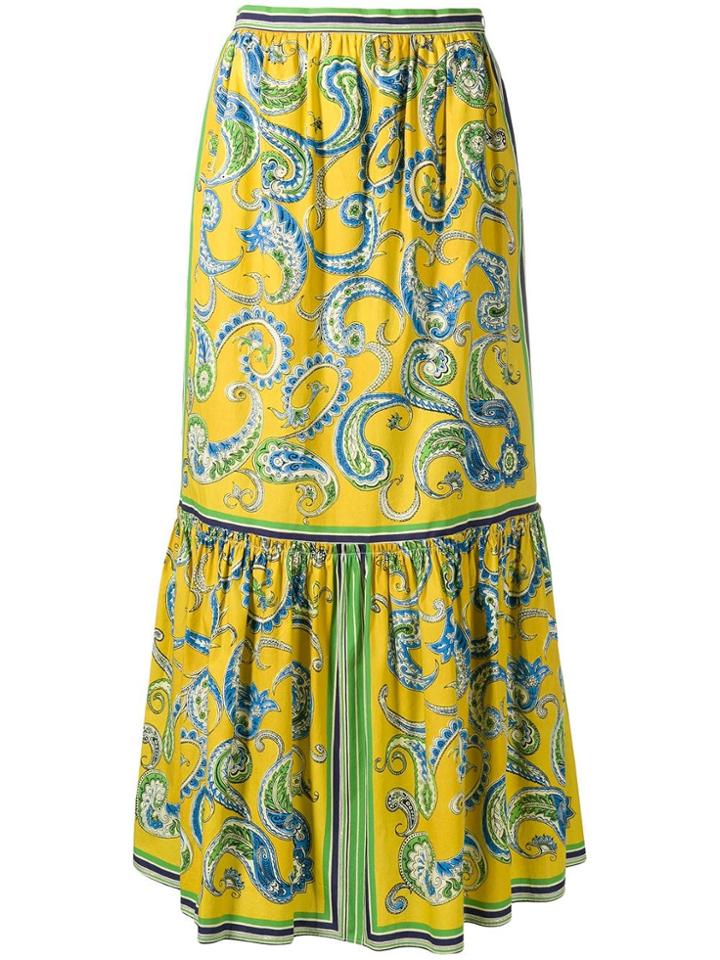 Philosophy Di Lorenzo Serafini Paisley Skirt - Yellow