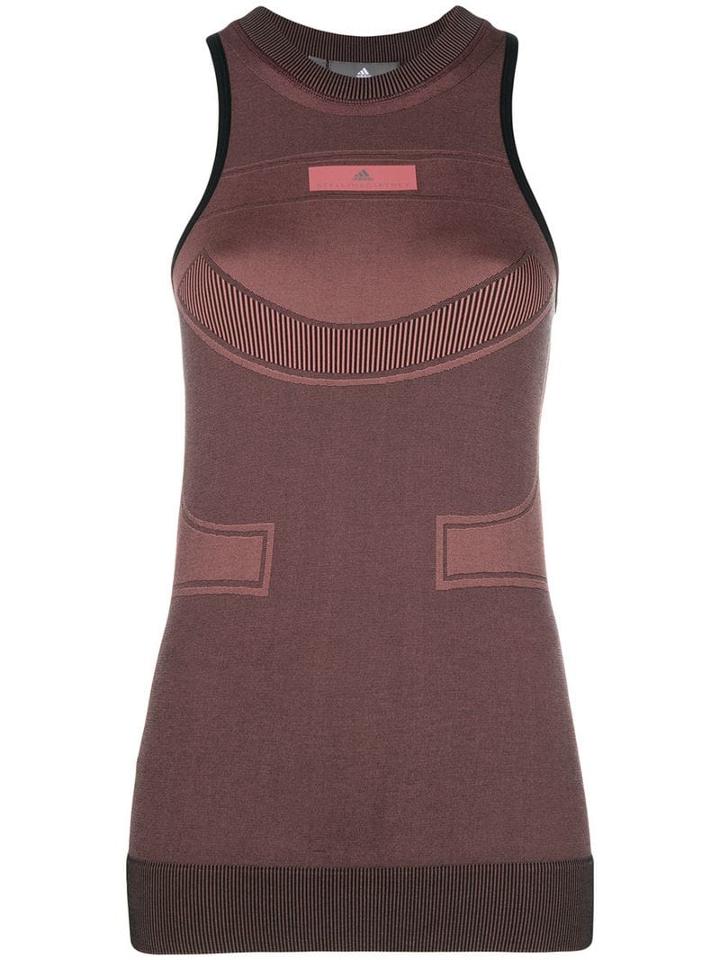 Adidas By Stella Mccartney Engineered Knit Tank Top - Pink