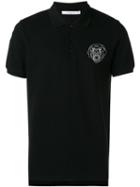 Givenchy Embroidered Dog Polo Shirt, Men's, Size: Large, Black, Cotton