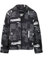 Pleasures Graphic Print Coat - Black