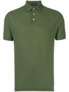Zanone Short-sleeve Polo Top - Green