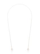 Marla Aaron Rose Gold 18 Inch Fine Square Link Chain - Metallic