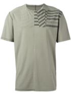 Golden Goose Deluxe Brand Ggdb Flag Print T-shirt, Men's, Size: Medium, Green, Cotton