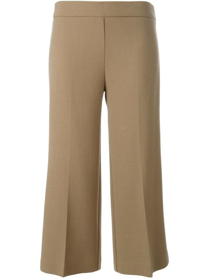 P.a.r.o.s.h. Flared Cropped Trousers - Neutrals