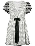 Valentino Polka Dots Drawstring Dress - White