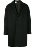 N. Hoolywood Classic Single Breasted Coat - Black