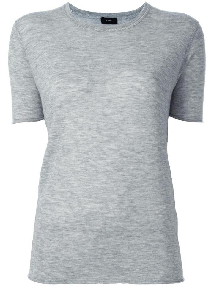 Joseph Knitted T-shirt, Women's, Size: Medium, Grey, Cashmere