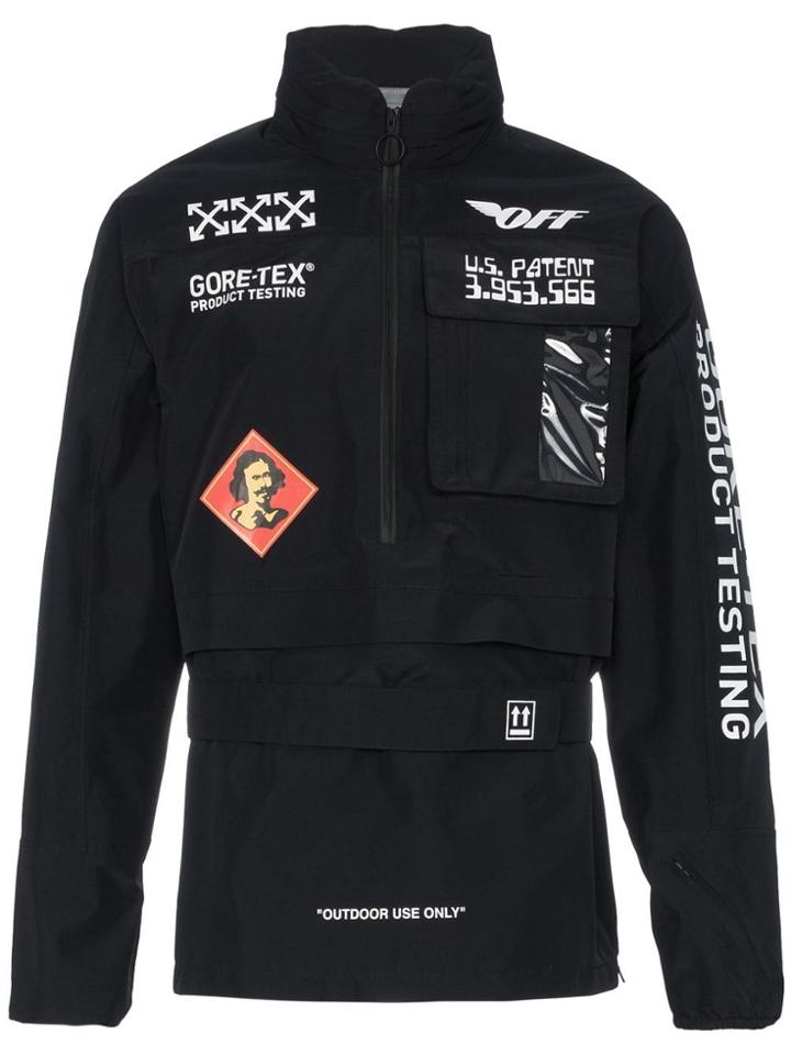 Off-white Off Gortx Anrk Jkt Blk Wht - Black