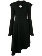 Ellery Asymmetric Flared Dress - Black