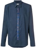 Kenzo Branded Strap Shirt - Blue