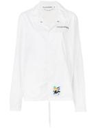 Filles A Papa Buttoned Lightweight Jacket - White
