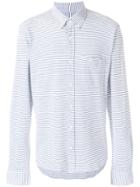 Orlebar Brown Striped Chest Pocket Shirt - Blue