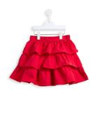 Lanvin Petite Tiered Ruffle Skirt, Girl's, Size: 10 Yrs, Red