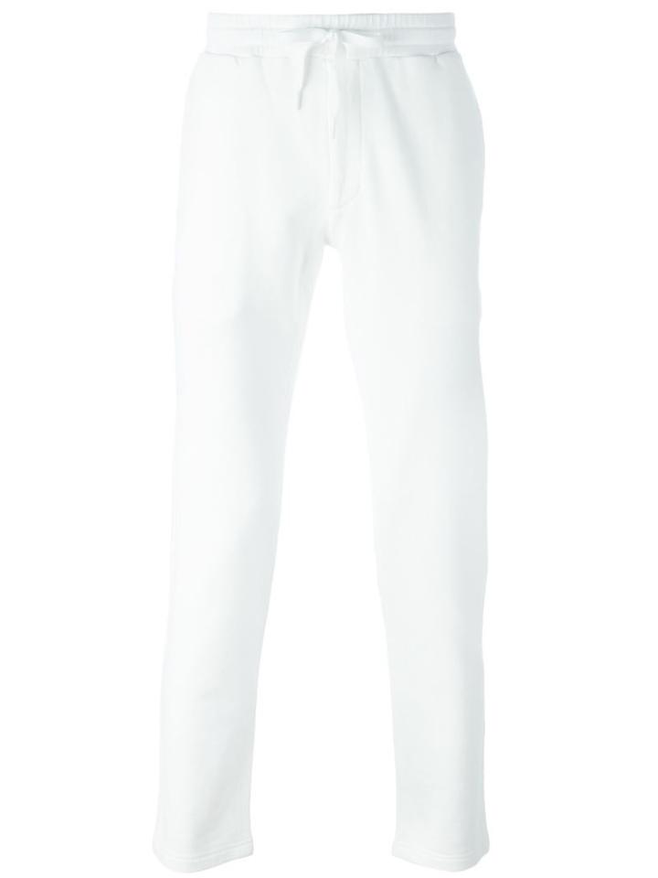 Calvin Klein Jeans 'slim Straight' Track Pants, Men's, Size: Small, White, Cotton