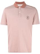 Cerruti 1881 Contrasting Collar Polo Shirt - Pink