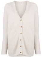 Peserico V-neck Cardigan - Nude & Neutrals