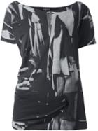 Ann Demeulemeester 'lucian' T-shirt, Women's, Size: 40, Grey, Cotton