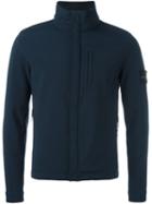 Stone Island Zip Jacket, Men's, Size: Small, Blue, Polyester/spandex/elastane