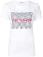 Calvin Klein Jeans Logo Stars Print T-shirt - White